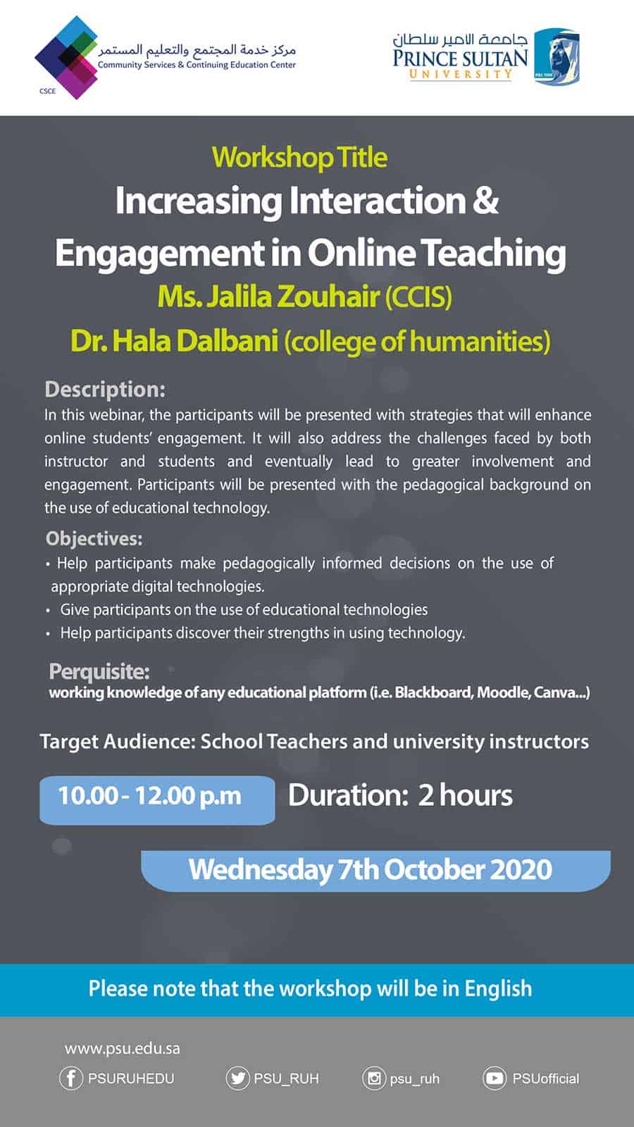 Increasing Interaction & Engagement in Online Teaching