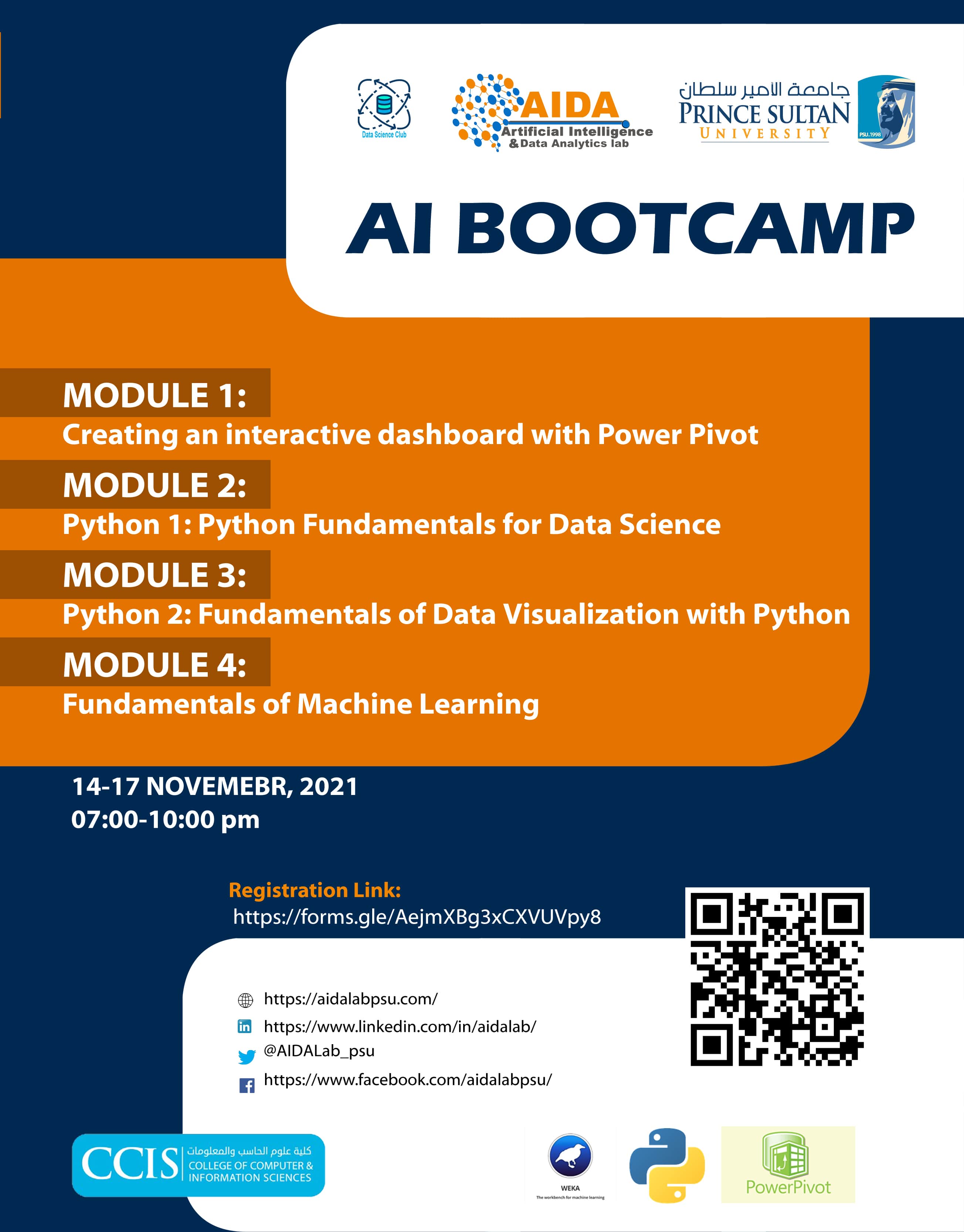 Instructor-led online AI Bootcamp series