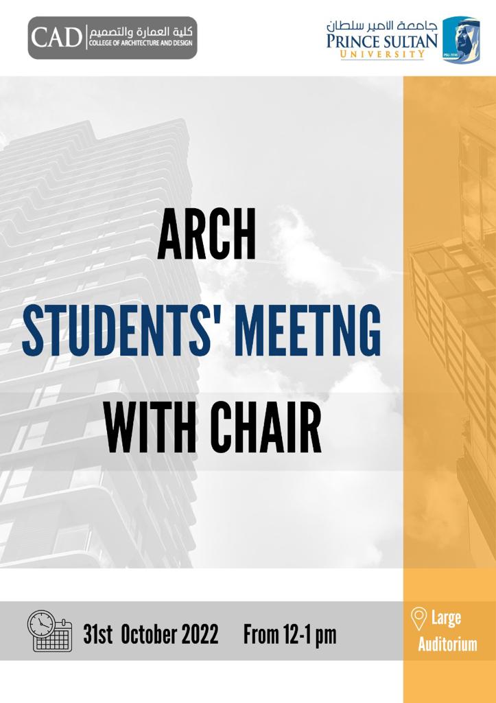 PSU Architecture Department Students' Meeting with their chairperson