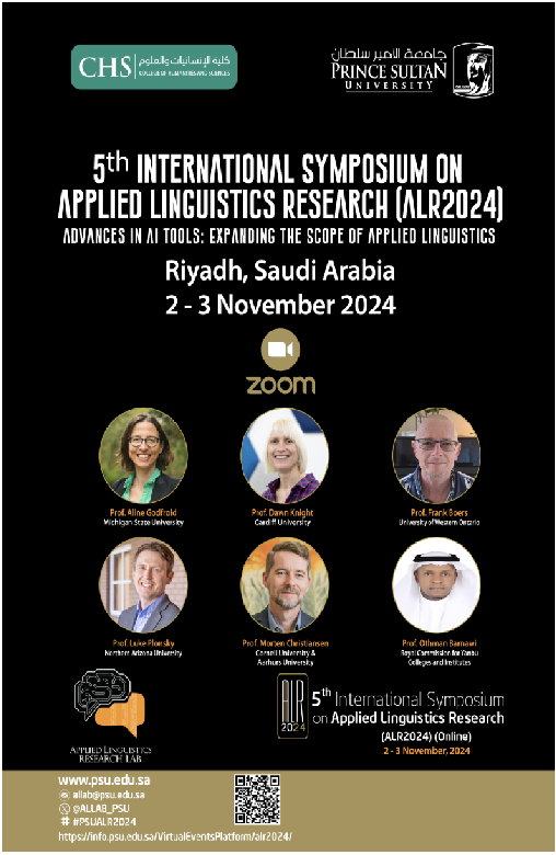 5th International Symposium on Applied Linguistics Research (ALR2024)