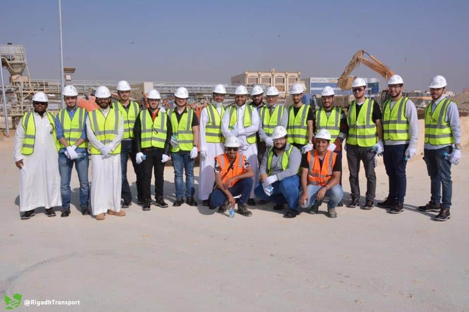 Engineering Management Students Visited Riyadh Metro Site in Riyadh