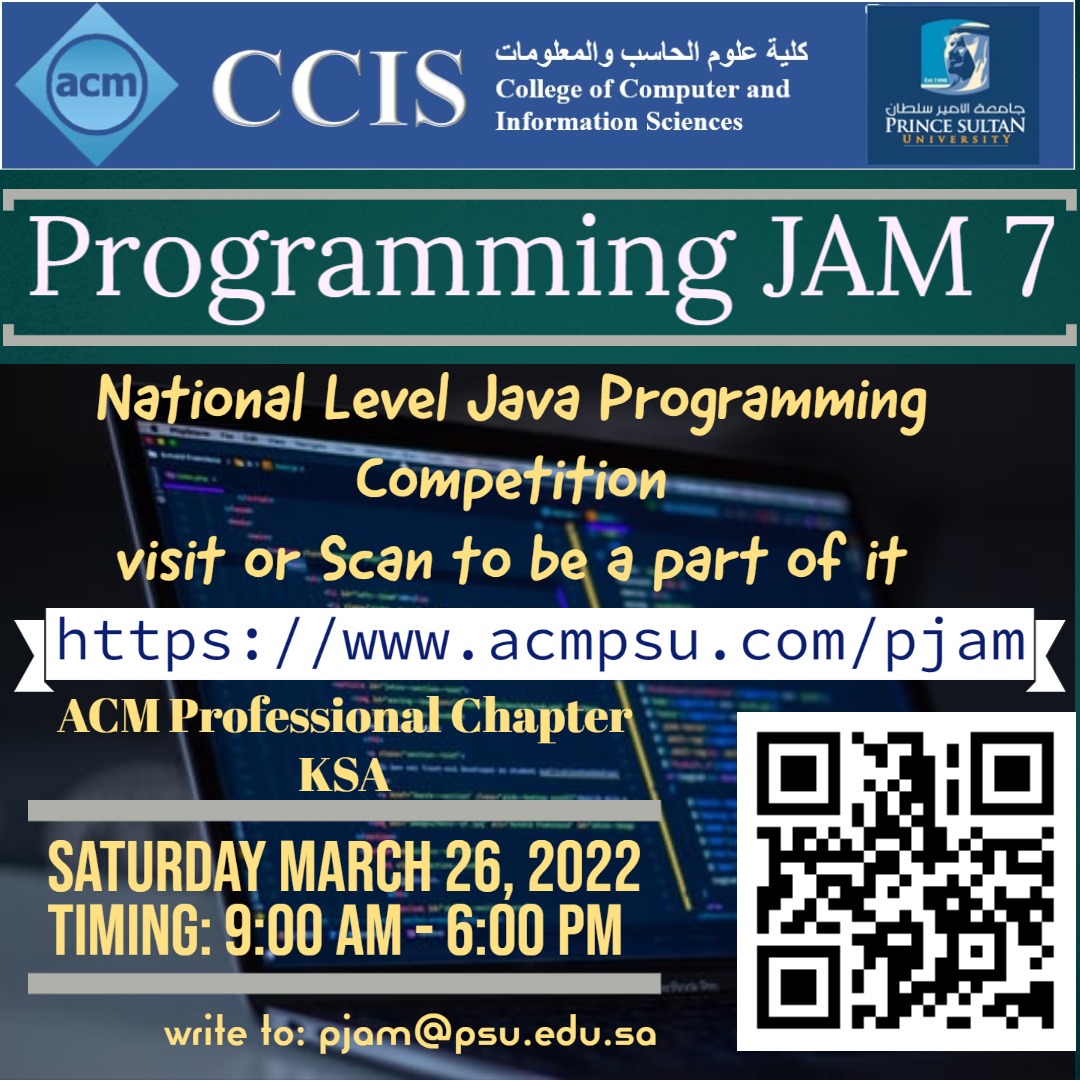 Programming JAM 7.0 Dates Announced