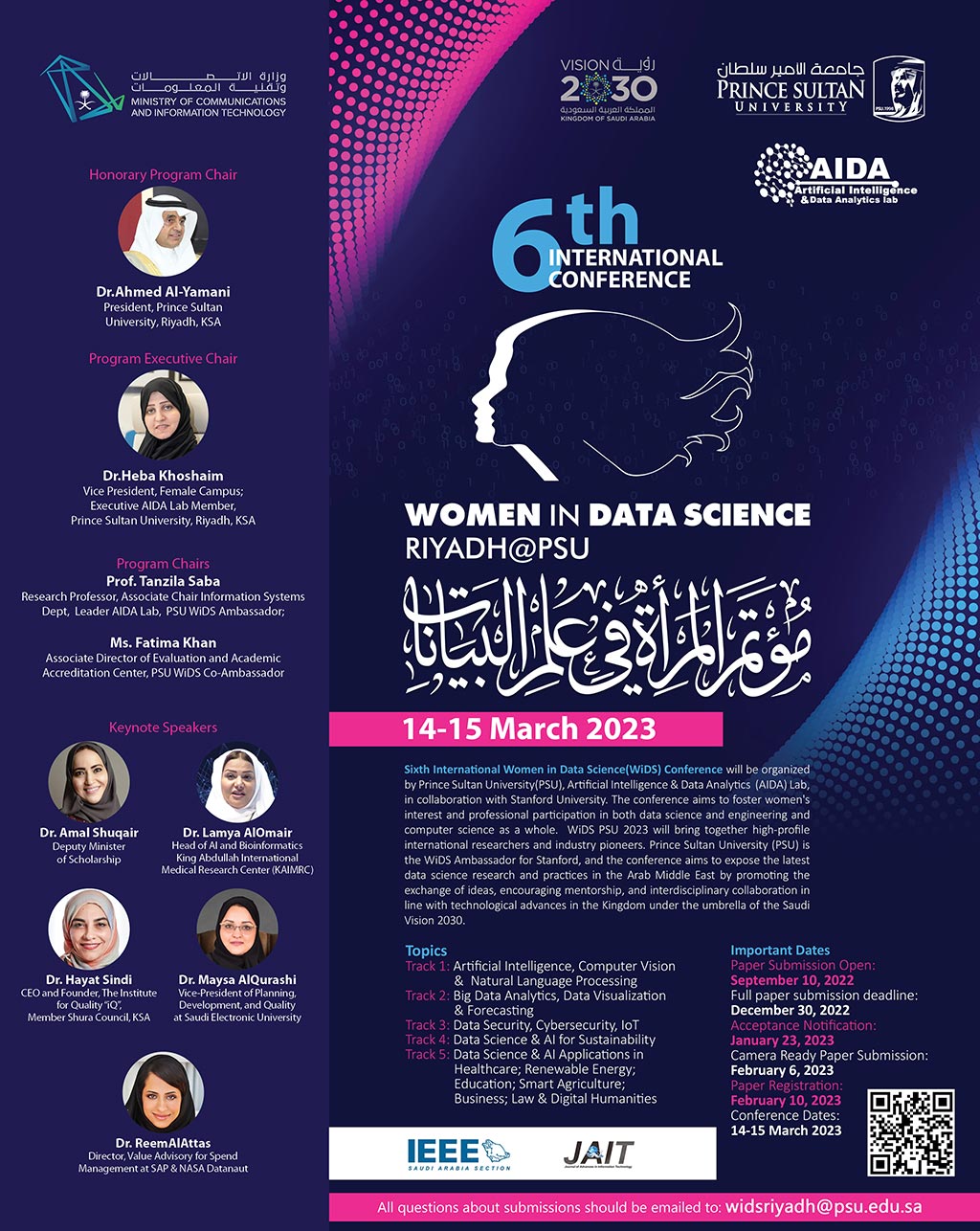 6th International Women in Data Science (WiDS) Conference