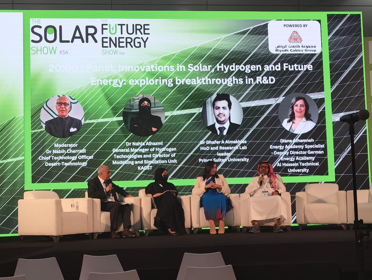 Dr. Dhafer Al-Makhles participates in the conference on accelerating the future of sustainable energy in Saudi Arabia