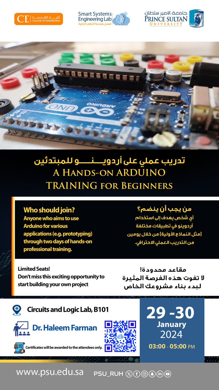 A Hands-on ARDUINO TRAINING for Beginners