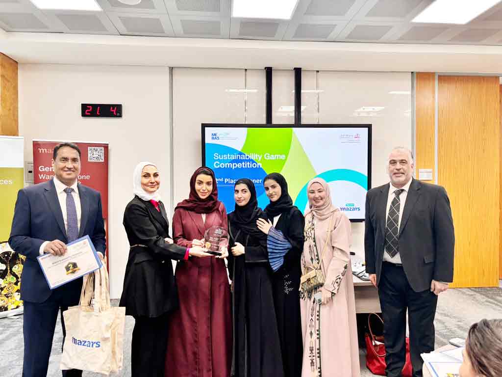 College of Business Administration students win second place in the sustainability simulation competition