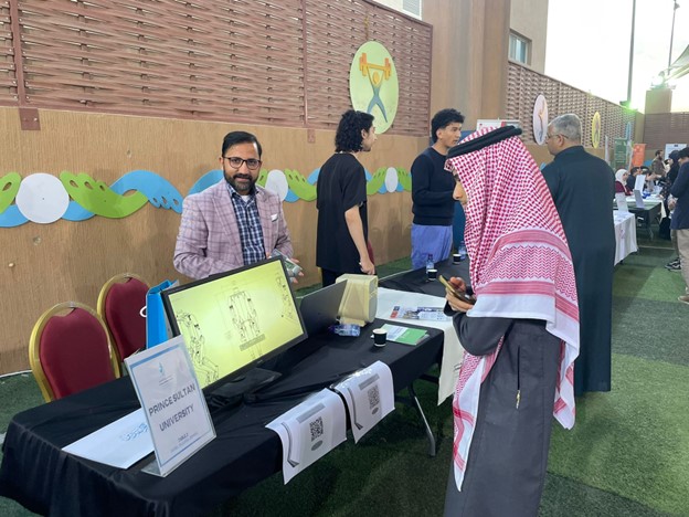 Communication and Network Engineering Department Represents Prince Sultan University at Alforsan International School Careers Fair