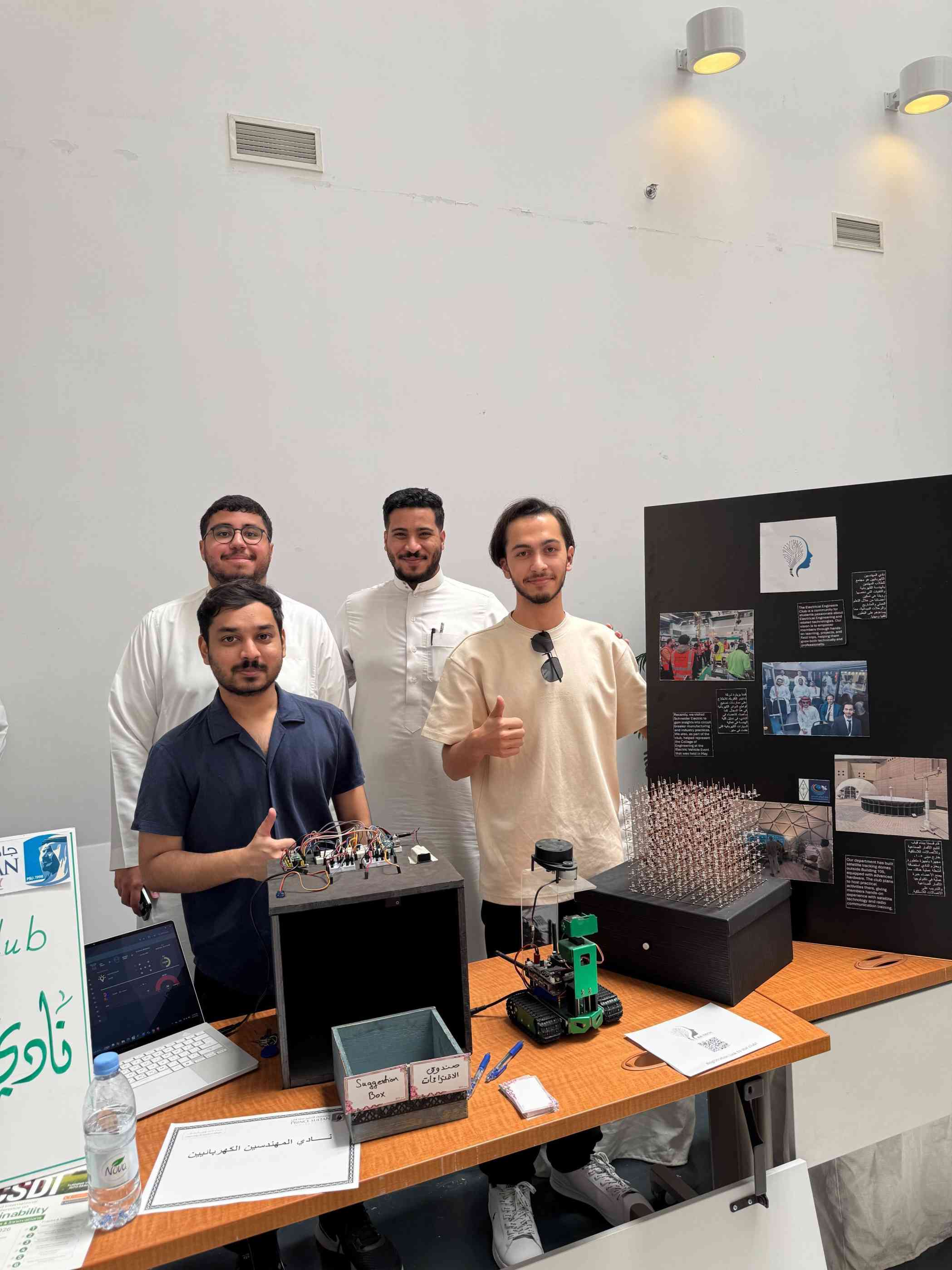 Electrical Engineering Students Club Participates in Prince Sultan University Activities