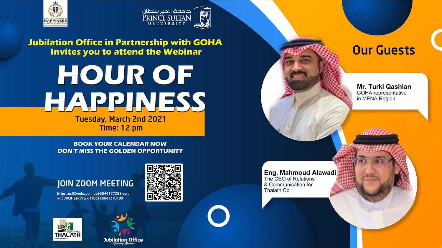 Event in Collaboration with GOHA (Global Organization of Happiness Ambassadors)
