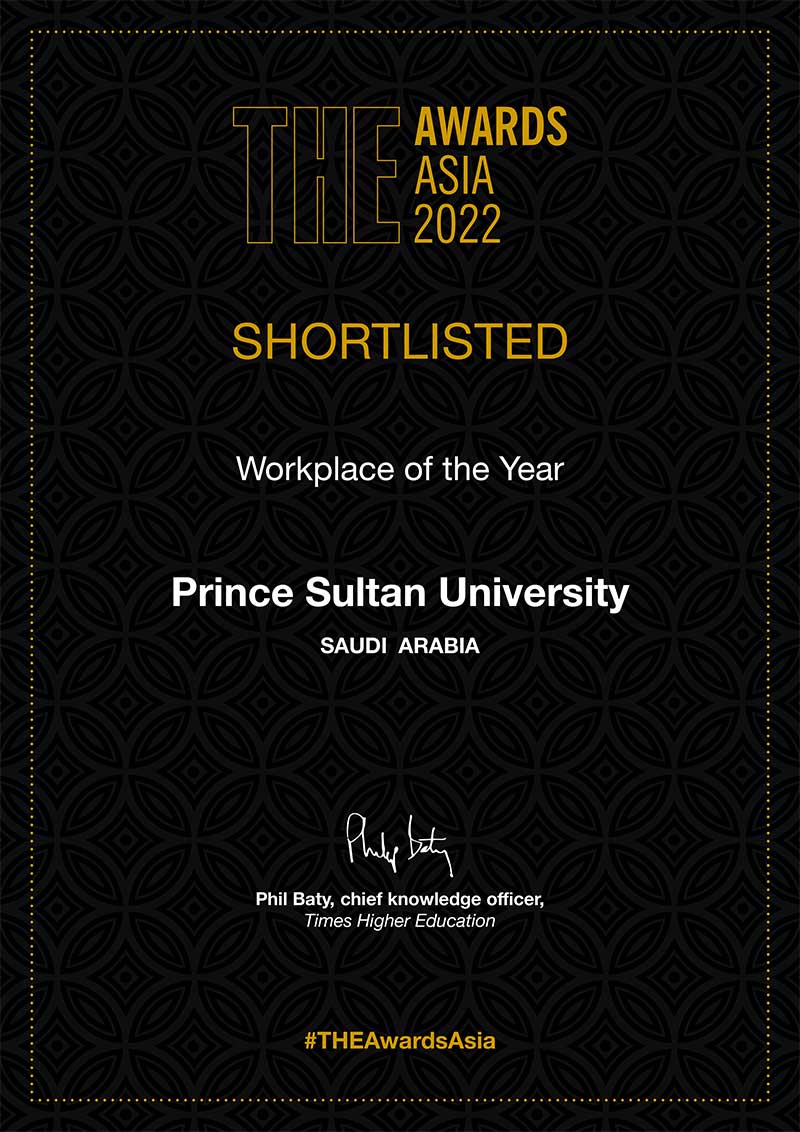 PSU Shortlisted for Workplace of the Year in THE Asia Awards 2022