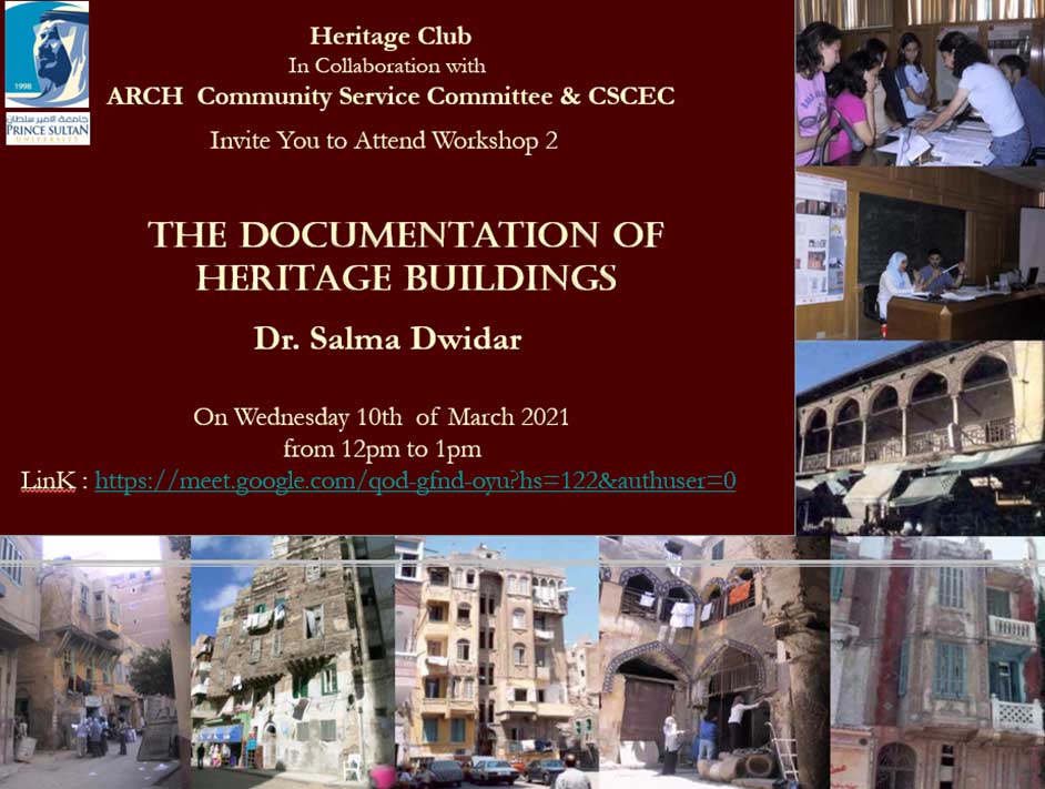 The Documentation of Heritage buildings
