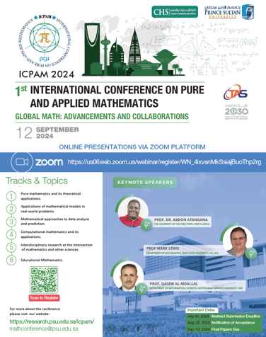 1st International Conference on Pure and Applied Mathematics (ICPAM 2024)