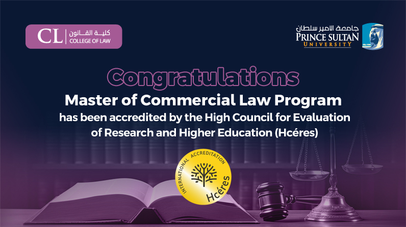 College of Law's Master of Commercial Law Program Achieves Hcéres Accreditation