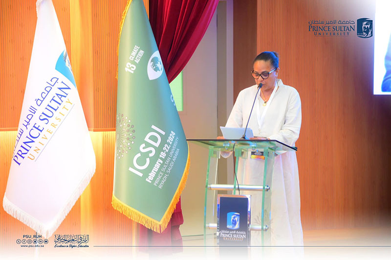 Representative of the United Nations Development Program in Saudi Arabia, spoke about the Sustainable Development Goals and the efforts of the Kingdom to achieve them